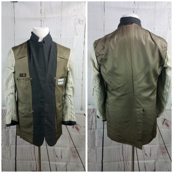 Mackenzie's 40R Gray Suit Blazer Sports Coat - Picture 8 of 8